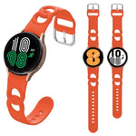 中空ダブルループ シリコンウォッチバンド、Samsung Galaxy Watch 5 40mm / 44mm用
