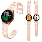中空ダブルループ シリコンウォッチバンド、Samsung Galaxy Watch 5 40mm / 44mm用