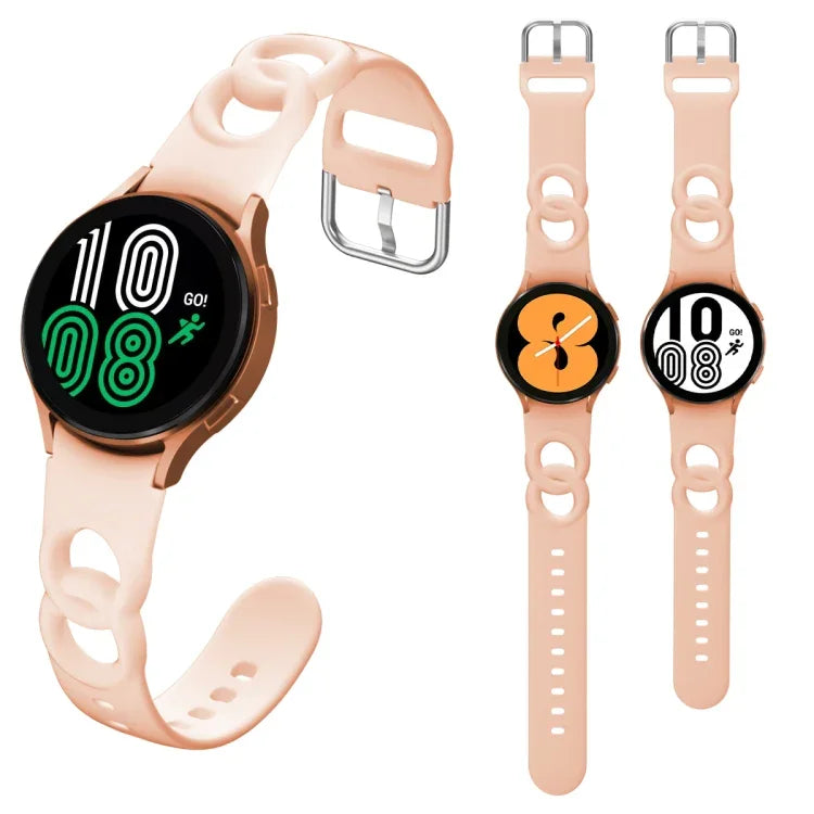 中空ダブルループ シリコンウォッチバンド、Samsung Galaxy Watch 5 40mm / 44mm用