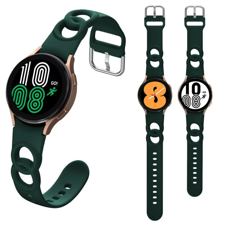 中空ダブルループ シリコンウォッチバンド、Samsung Galaxy Watch 5 40mm / 44mm用