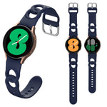 中空ダブルループ シリコンウォッチバンド、Samsung Galaxy Watch 5 40mm / 44mm用