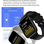 T49 1.9インチHDスクエアスクリーンスマートウォッチ 心拍数モニタリング／Bluetooth通話対応
