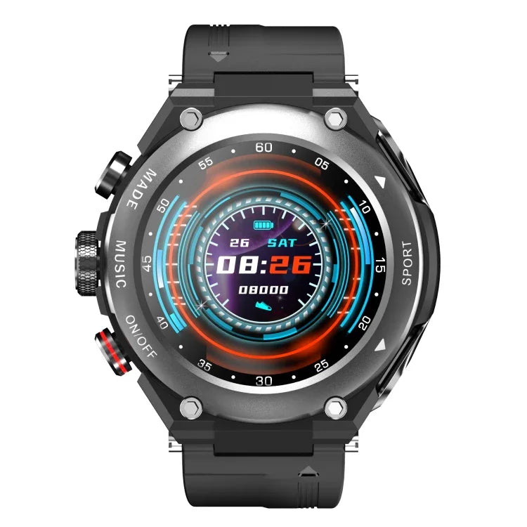 T92 1.28インチIPSタッチスクリーン2in1 Bluetoothヘッドセットスマートウォッチ、心拍数モニタリング／Bluetooth音楽対応
