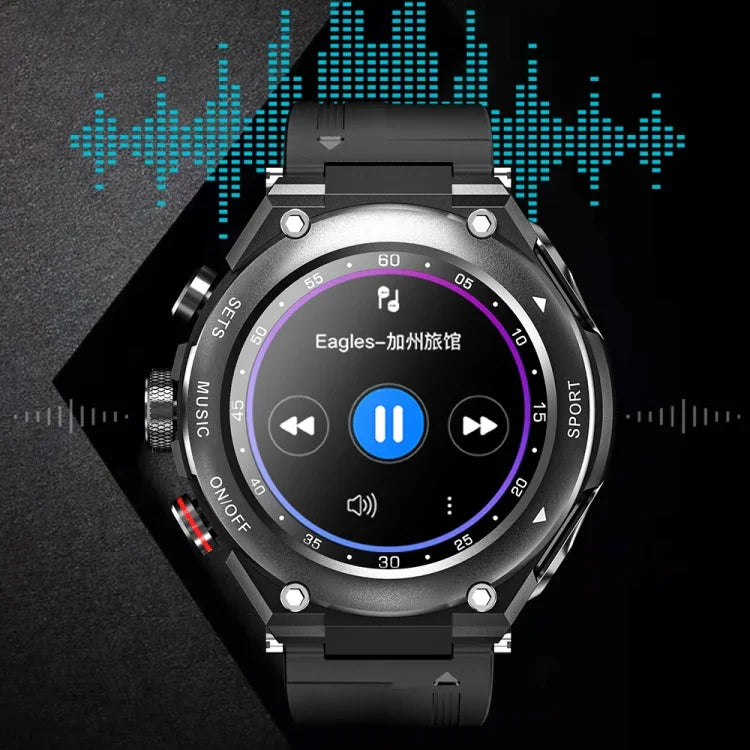 T92 1.28インチIPSタッチスクリーン2in1 Bluetoothヘッドセットスマートウォッチ、心拍数モニタリング／Bluetooth音楽対応
