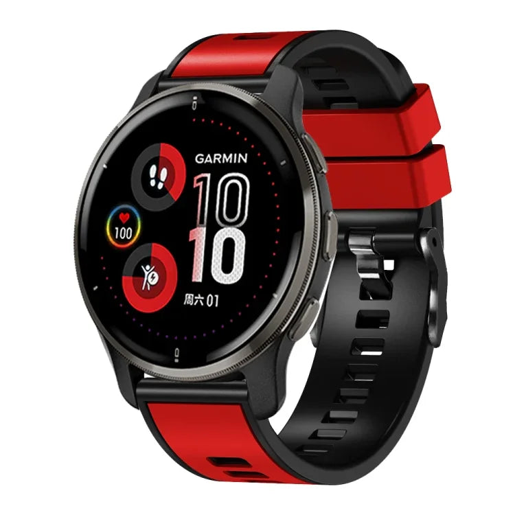 無地織り ツートンシリコンウォッチバンド、Samsung Galaxy Watch 5 Pro 45mm用