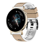 無地織り ツートンシリコンウォッチバンド、Samsung Galaxy Watch 5 Pro 45mm用