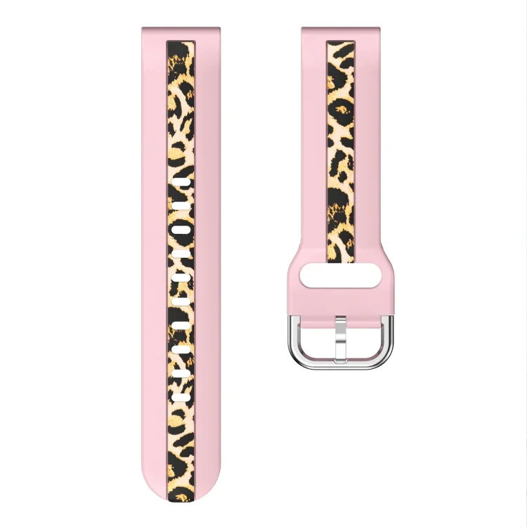 縦目プリント シリコンウォッチバンド、Samsung Galaxy Watch 5 40mm / 44mm用、Samsung Galaxy Watch 5 Pro 45mm用