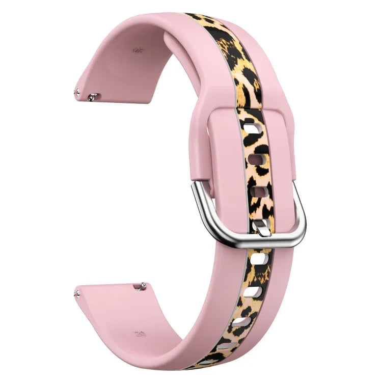 縦目プリント シリコンウォッチバンド、Samsung Galaxy Watch 5 40mm / 44mm用、Samsung Galaxy Watch 5 Pro 45mm用