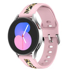 縦目プリント シリコンウォッチバンド、Samsung Galaxy Watch 5 40mm / 44mm用、Samsung Galaxy Watch 5 Pro 45mm用