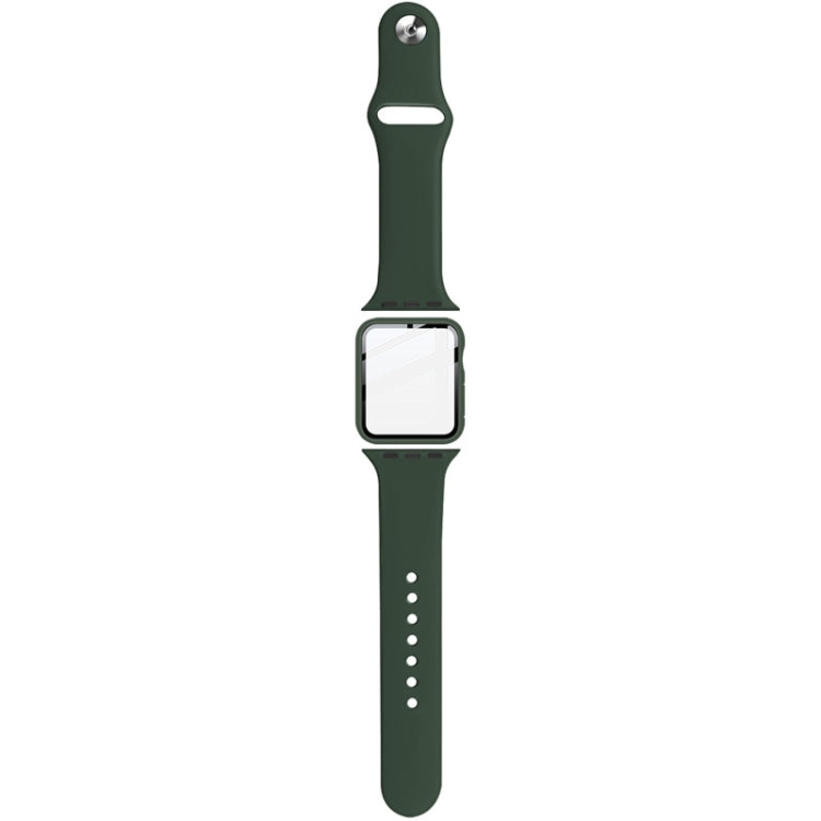 imak シリコンウォッチバンド PCフレーム＆強化ガラスフィルム、Apple Watch SE 2022 40mm用、Apple Watch SE 2022 44mm用