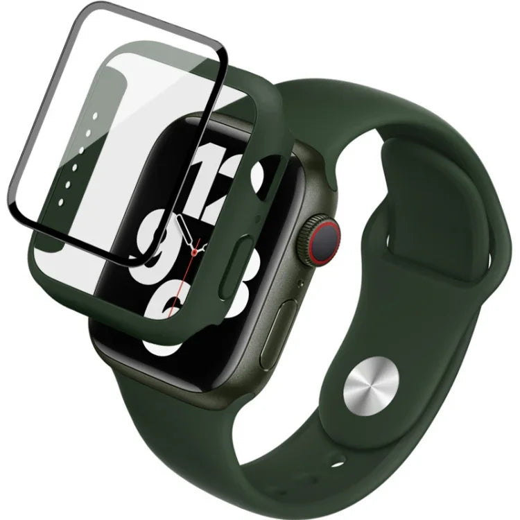 imak シリコンウォッチバンド PCフレーム＆強化ガラスフィルム、Apple Watch SE 2022 40mm用、Apple Watch SE 2022 44mm用