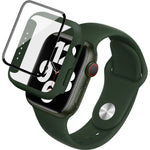 imak シリコンウォッチバンド PCフレーム＆強化ガラスフィルム、Apple Watch SE 2022 40mm用、Apple Watch SE 2022 44mm用