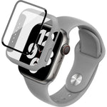 imak シリコンウォッチバンド PCフレーム＆強化ガラスフィルム、Apple Watch SE 2022 40mm用、Apple Watch SE 2022 44mm用