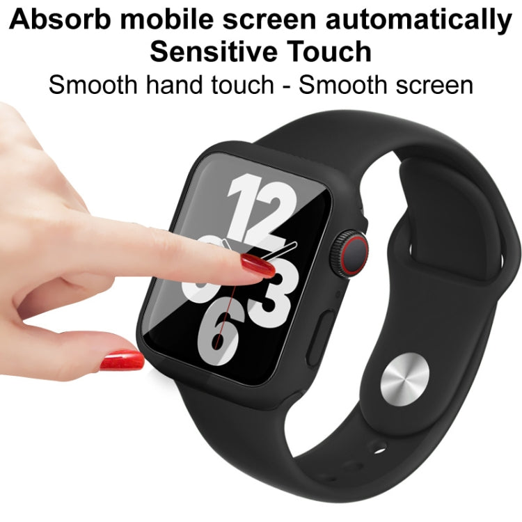 imak シリコンウォッチバンド PCフレーム＆強化ガラスフィルム、Apple Watch SE 2022 40mm用、Apple Watch SE 2022 44mm用