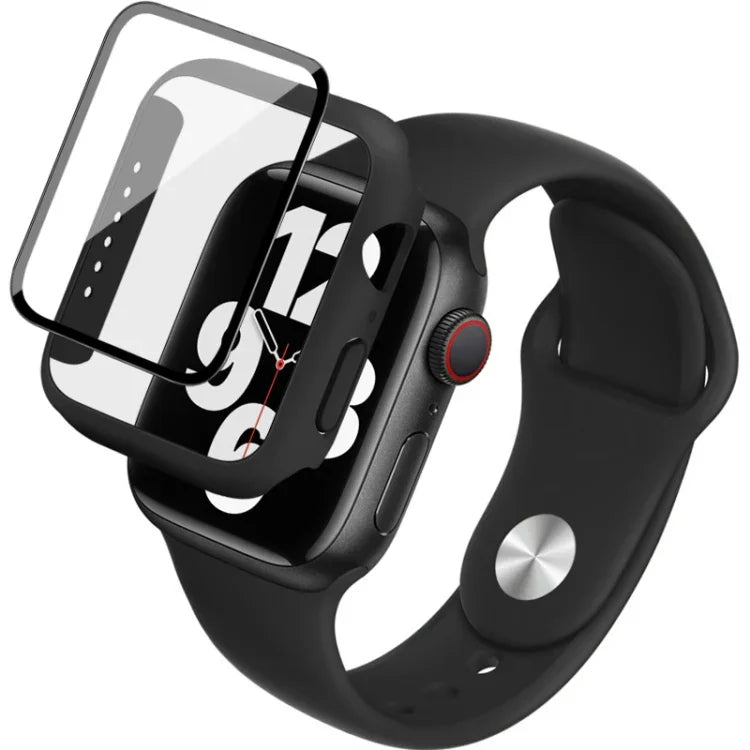 imak シリコンウォッチバンド PCフレーム＆強化ガラスフィルム、Apple Watch SE 2022 40mm用、Apple Watch SE 2022 44mm用