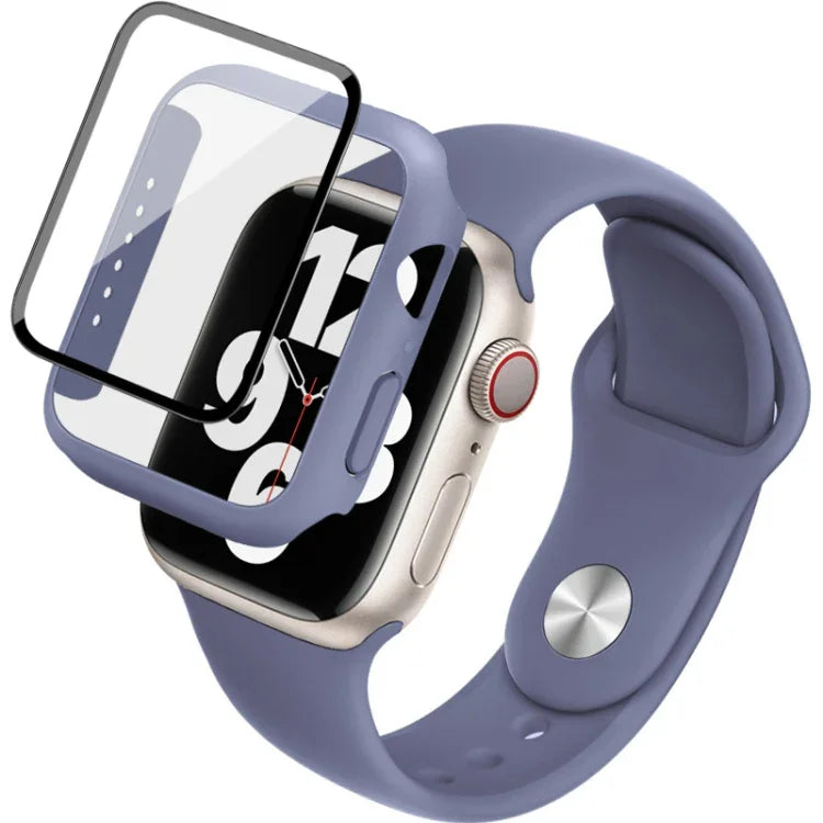 imak シリコンウォッチバンド PCフレーム＆強化ガラスフィルム、Apple Watch SE 2022 40mm用、Apple Watch SE 2022 44mm用