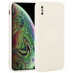 Liquid Silicone Full Coverage Shockproof Magsafe Phone Case, For iPhone X / XS, For iPhone XR, For iPhone XS Max