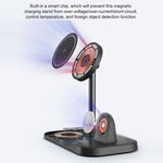 WA22 3イン1 マグネティックワイヤレス充電器 電話ホルダー、WA22