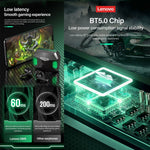 Lenovo GM5 TWS Bluetoothワイヤレススポーツ防水ノイズリダクションゲーミングイヤホン マイク付き、GM5