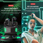 Lenovo GM5 TWS Bluetoothワイヤレススポーツ防水ノイズリダクションゲーミングイヤホン マイク付き、GM5