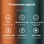 Lenovo X3 Pro 骨伝導ワイヤレスBluetooth 5.3 スポーツイヤホン マイク付き