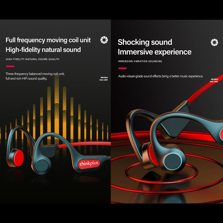 Lenovo X3 Pro 骨伝導ワイヤレスBluetooth 5.3 スポーツイヤホン マイク付き