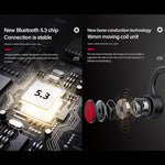 Lenovo X3 Pro 骨伝導ワイヤレスBluetooth 5.3 スポーツイヤホン マイク付き