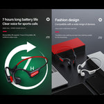 Lenovo X3 Pro 骨伝導ワイヤレスBluetooth 5.3 スポーツイヤホン マイク付き