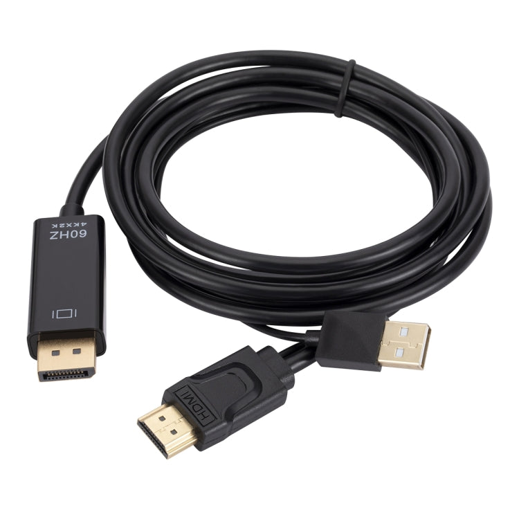 電源付きHDMIからUSB＋DisplayPortアダプターケーブル、長さ：1.8m、180cm