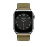 マイクロポーラスレザー製ストラップ、Apple Watch Ultra 49mm / シリーズ8＆7 45mm / SE 2＆6＆SE＆5＆4 44mm / 3＆2＆1 42mm用、Apple Watch シリーズ8＆7 41mm / SE 2＆6＆SE＆5＆4 40mm / 3＆2＆1 38mm用