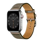 マイクロポーラスレザー製ストラップ、Apple Watch Ultra 49mm / シリーズ8＆7 45mm / SE 2＆6＆SE＆5＆4 44mm / 3＆2＆1 42mm用、Apple Watch シリーズ8＆7 41mm / SE 2＆6＆SE＆5＆4 40mm / 3＆2＆1 38mm用