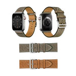 マイクロポーラスレザー製ストラップ、Apple Watch Ultra 49mm / シリーズ8＆7 45mm / SE 2＆6＆SE＆5＆4 44mm / 3＆2＆1 42mm用、Apple Watch シリーズ8＆7 41mm / SE 2＆6＆SE＆5＆4 40mm / 3＆2＆1 38mm用