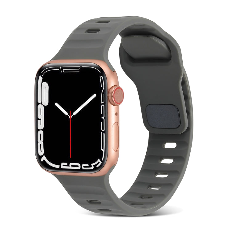 スポーツシリコンウォッチバンド、Apple Watch Ultra 49mm / シリーズ8＆7 45mm / SE 2＆6＆SE＆5＆4 44mm / 3＆2＆1 42mm用、Apple Watch シリーズ8＆7 41mm / SE 2＆6＆SE＆5＆4 40mm / 3＆2＆1 38mm用