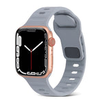 スポーツシリコンウォッチバンド、Apple Watch Ultra 49mm / シリーズ8＆7 45mm / SE 2＆6＆SE＆5＆4 44mm / 3＆2＆1 42mm用、Apple Watch シリーズ8＆7 41mm / SE 2＆6＆SE＆5＆4 40mm / 3＆2＆1 38mm用