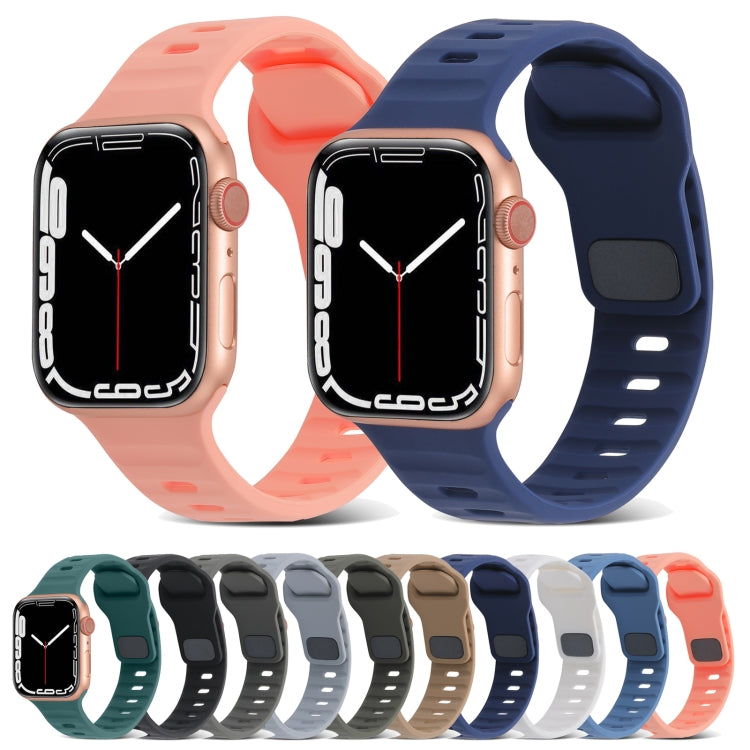 スポーツシリコンウォッチバンド、Apple Watch Ultra 49mm / シリーズ8＆7 45mm / SE 2＆6＆SE＆5＆4 44mm / 3＆2＆1 42mm用、Apple Watch シリーズ8＆7 41mm / SE 2＆6＆SE＆5＆4 40mm / 3＆2＆1 38mm用
