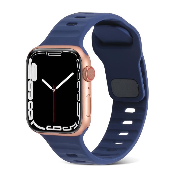 スポーツシリコンウォッチバンド、Apple Watch Ultra 49mm / シリーズ8＆7 45mm / SE 2＆6＆SE＆5＆4 44mm / 3＆2＆1 42mm用、Apple Watch シリーズ8＆7 41mm / SE 2＆6＆SE＆5＆4 40mm / 3＆2＆1 38mm用