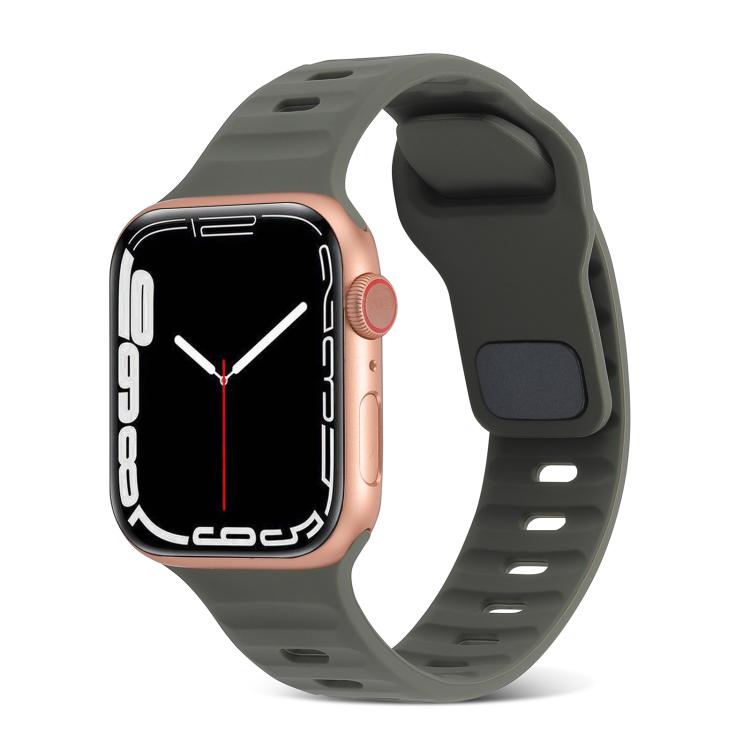 スポーツシリコンウォッチバンド、Apple Watch Ultra 49mm / シリーズ8＆7 45mm / SE 2＆6＆SE＆5＆4 44mm / 3＆2＆1 42mm用、Apple Watch シリーズ8＆7 41mm / SE 2＆6＆SE＆5＆4 40mm / 3＆2＆1 38mm用