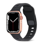 スポーツシリコンウォッチバンド、Apple Watch Ultra 49mm / シリーズ8＆7 45mm / SE 2＆6＆SE＆5＆4 44mm / 3＆2＆1 42mm用、Apple Watch シリーズ8＆7 41mm / SE 2＆6＆SE＆5＆4 40mm / 3＆2＆1 38mm用