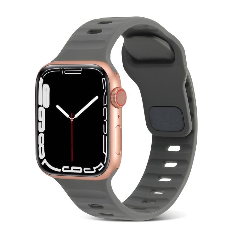 スポーツシリコンウォッチバンド、Apple Watch Ultra 49mm / シリーズ8＆7 45mm / SE 2＆6＆SE＆5＆4 44mm / 3＆2＆1 42mm用、Apple Watch シリーズ8＆7 41mm / SE 2＆6＆SE＆5＆4 40mm / 3＆2＆1 38mm用