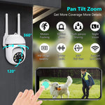 A7 1080P HD ワイヤレスWiFiスマート監視カメラ ナイトビジョン／双方向音声対応、メモリーなし、16Gメモリー付き