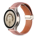 折りたたみバックル本革ウォッチバンド、Samsung Galaxy Watch 5用