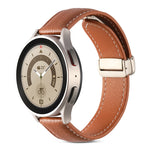 折りたたみバックル本革ウォッチバンド、Samsung Galaxy Watch 5用