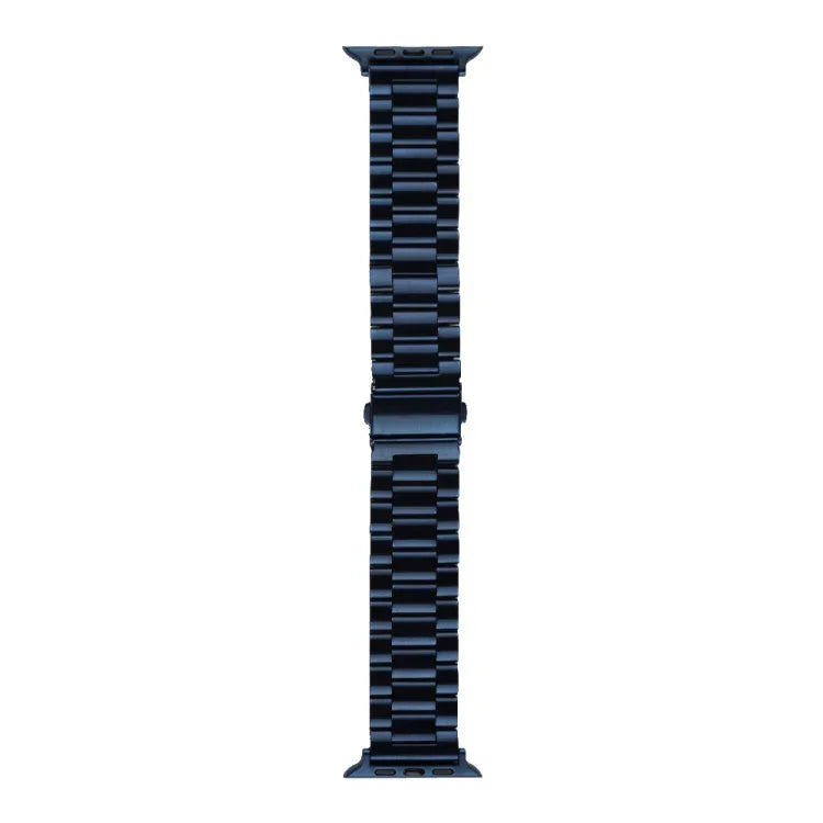 ストレインズメタルウォッチバンド、Apple Watch Ultra 49mm / シリーズ8＆7 45mm / SE 2＆6＆SE＆5＆4 44mm / 3＆2＆1 42mm用、Apple Watch シリーズ8＆7 41mm / SE 2＆6＆SE＆5＆4 40mm / 3＆2＆1 38mm用