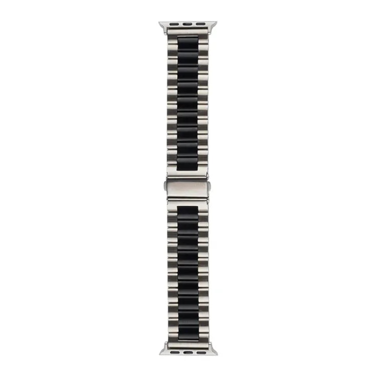 ストレインズメタルウォッチバンド、Apple Watch Ultra 49mm / シリーズ8＆7 45mm / SE 2＆6＆SE＆5＆4 44mm / 3＆2＆1 42mm用、Apple Watch シリーズ8＆7 41mm / SE 2＆6＆SE＆5＆4 40mm / 3＆2＆1 38mm用