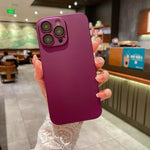 Oily Feel PC Shockproof Protective Phone Case, For iPhone 14, For iPhone 14 Plus, For iPhone 14 Pro Max, For iPhone 13 Pro Max, For iPhone 13 Pro, For iPhone 13