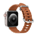 オーシャンスタイルレザーウォッチストラップ、Apple Watch Ultra 49mm / シリーズ8＆7 45mm / SE 2＆6＆SE＆5＆4 44mm / 3＆2＆1 42mm用、Apple Watch Ultra 49mm / シリーズ8＆7 45mm用、Apple Watch シリーズ8＆7 41mm / SE 2＆6＆SE＆5＆4 40mm / 3＆2＆1 38mm用