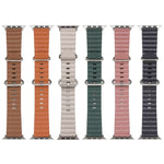 オーシャンスタイルレザーウォッチストラップ、Apple Watch Ultra 49mm / シリーズ8＆7 45mm / SE 2＆6＆SE＆5＆4 44mm / 3＆2＆1 42mm用、Apple Watch Ultra 49mm / シリーズ8＆7 45mm用、Apple Watch シリーズ8＆7 41mm / SE 2＆6＆SE＆5＆4 40mm / 3＆2＆1 38mm用