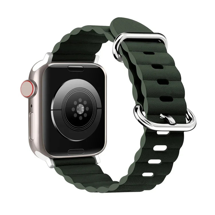 オーシャンスタイルレザーウォッチストラップ、Apple Watch Ultra 49mm / シリーズ8＆7 45mm / SE 2＆6＆SE＆5＆4 44mm / 3＆2＆1 42mm用、Apple Watch Ultra 49mm / シリーズ8＆7 45mm用、Apple Watch シリーズ8＆7 41mm / SE 2＆6＆SE＆5＆4 40mm / 3＆2＆1 38mm用