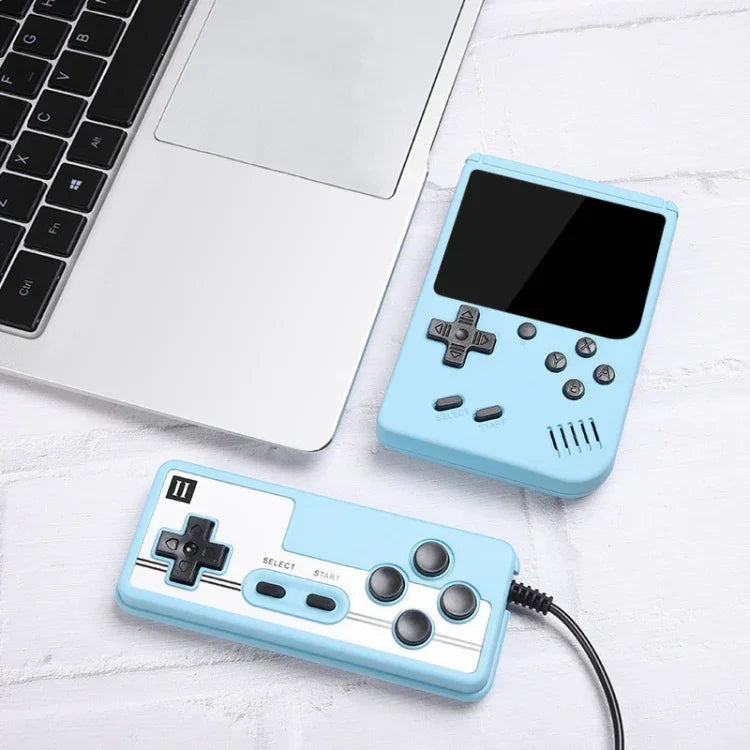 MK800 ダブルズ 3.0インチ マカロン ミニ ハンドヘルド ゲームコンソール 内蔵800ゲーム, MK800-Doubles / グレー, MK800-Doubles / ブルー, MK800-Doubles / ピンク, MK800-Doubles / イエロー, MK800-Doubles / グリーン