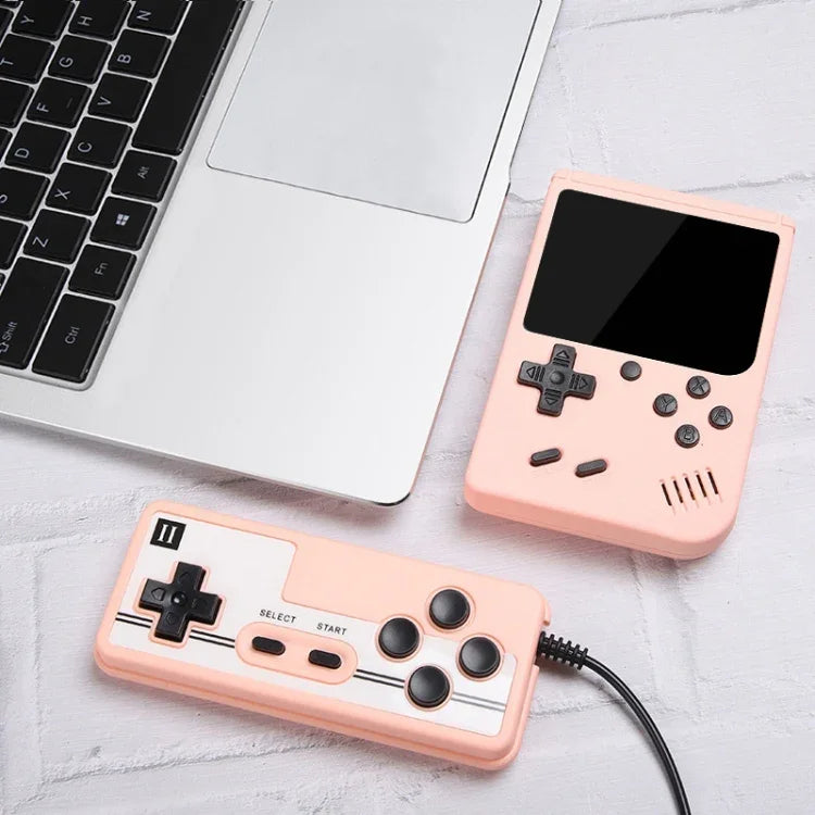 MK800 ダブルズ 3.0インチ マカロン ミニ ハンドヘルド ゲームコンソール 内蔵800ゲーム, MK800-Doubles / グレー, MK800-Doubles / ブルー, MK800-Doubles / ピンク, MK800-Doubles / イエロー, MK800-Doubles / グリーン